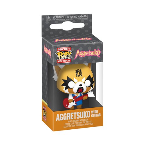 Sanrio Aggretsuko with Guitar Funko Pocket Pop! Key Chain