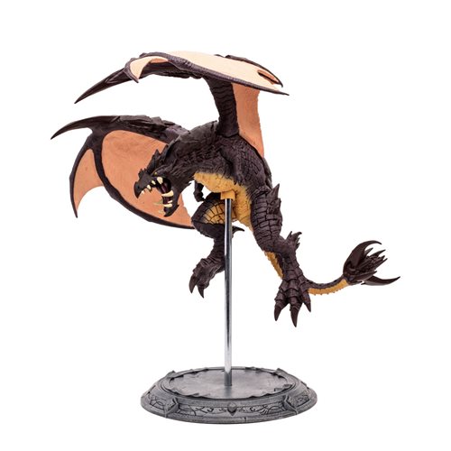 World of Warcraft Red Highland Drake and Black Proto-Drake 1:12 Scale Posed Figure 2-Pack