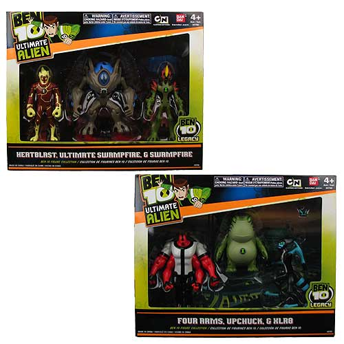 Ben 10 Ultimate Alien Figure Collection 3-Pack Wave 1 Set