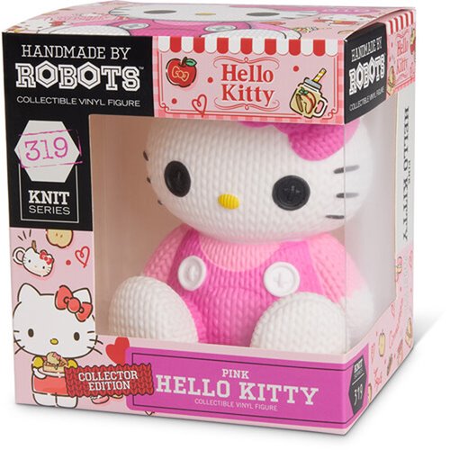 Hello Kitty and Friends Hello Kitty #319 Pink Handmade By Robots Vinyl Figure