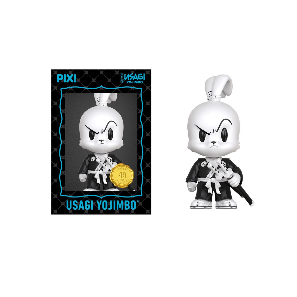 Usagi Rocks Collection Usagi Yojimbo Usagi with Swords Pix! Vinyl Figure