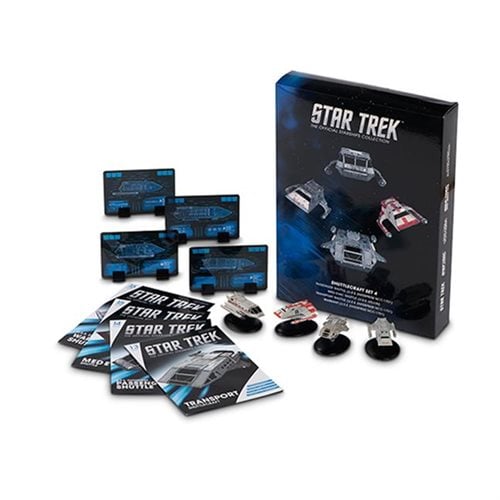 Star Trek Starships Shuttles Exclusive Collector's Set #4 with Collector Magazine