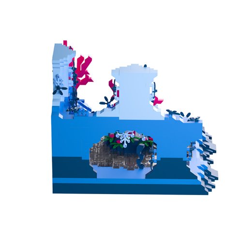 Rain World Coral Caves Miniature Brickset