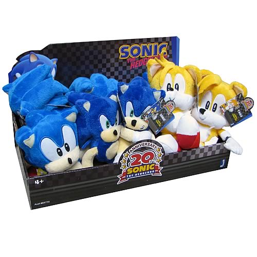 Jazwares Sonic The Hedgehog Classic Sonic 1991 20th Anniversary