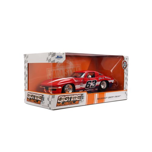 Bigtime Muscle 1963 Chevrolet Corvette Stingray 1:24 Scale Die-Cast Metal Vehicle