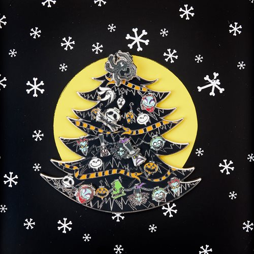 The Nightmare Before Christmas Glow-in-the-Dark Tree 3-Inch Enamel Pin