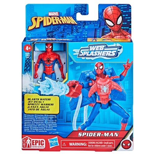 Spider-Man Aqua Web Warriors 4-Inch Spider-Man Action Figure