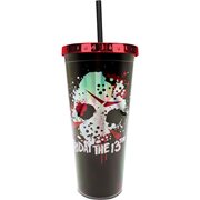 Friday the 13th 20 oz. Foil Cup with Straw