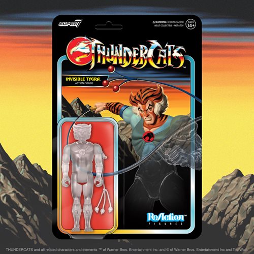 ThunderCats Tygra (Invisible) 3 3/4-Inch ReAction Figure