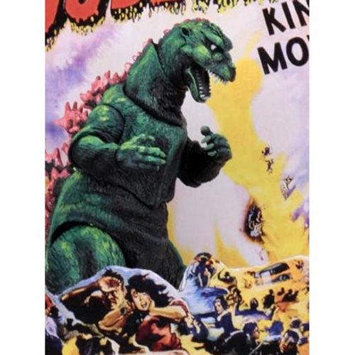 Godzilla 1956 Movie Poster Godzilla Head to Tail 12-Inch Action Figure