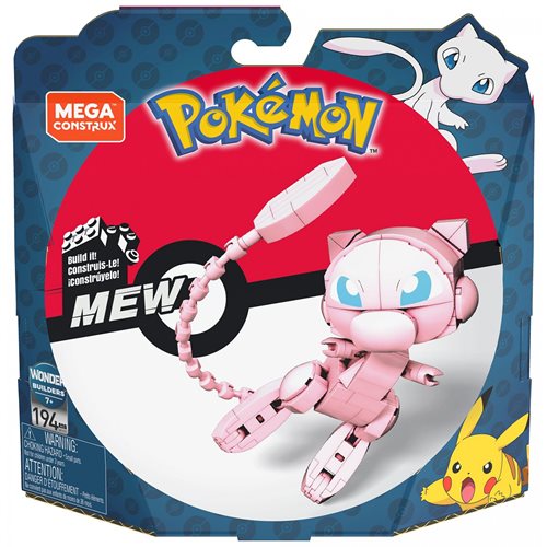 Pokemon Mega Construx Mew Medium Figure