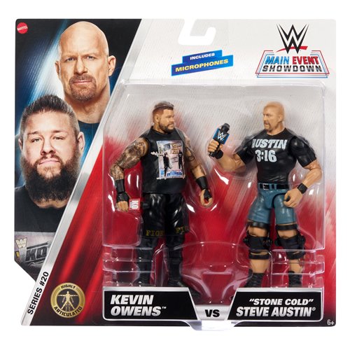 WWE Championship Showdown Series 20 Action Figure 2-Pack Case of 4