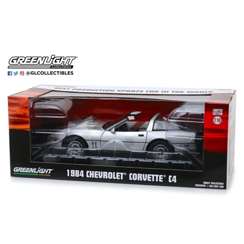 Vintage Chevrolet Corvette C4 1984 1:18 Scale Die-Cast Metal Vehicle