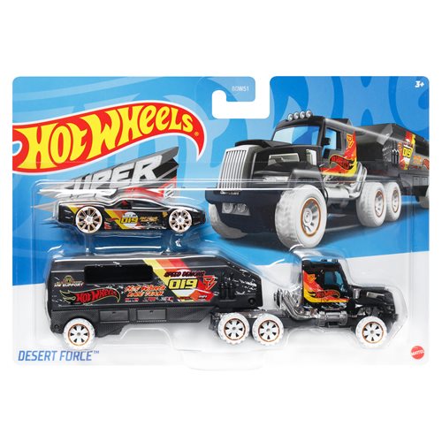 Hot Wheels Super Hauling Rig and Car 2024 Mix 2 Case of 6