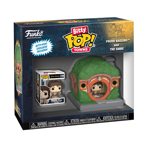 The Lord of the Rings Frodo with Bag End Funko Bitty Pop! Town