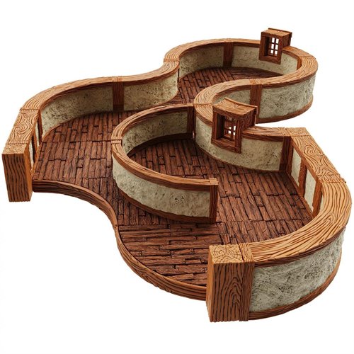 WarLock Tiles Town and Village III Curves Expansion Pack
