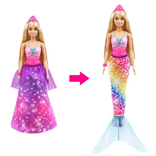 Barbie Dreamtopia 2-in-1 Princess to Mermaid Fashion Doll