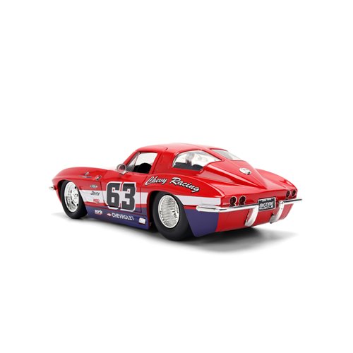 Bigtime Muscle 1963 Chevrolet Corvette Stingray 1:24 Scale Die-Cast Metal Vehicle