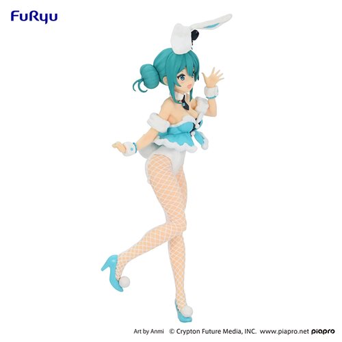Vocaloid Hatsune Miku White Rabbit BiCute Bunnies Statue