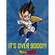 Dragon Ball Z Vegeta It's Over 9000!!! Sublimation Throw Blanket