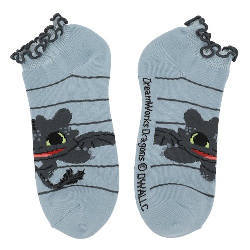 How to Train Your Dragon Toothless Lettuce Edge Ankle Sock 5-Pack