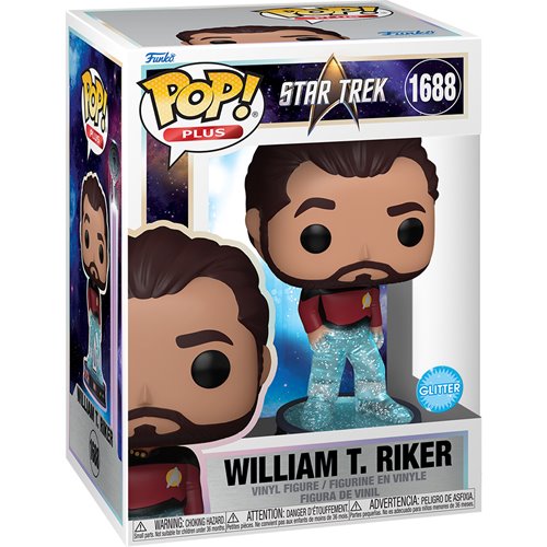 Star Trek Transporter Riker Funko Pop Vinyl Figure Plus