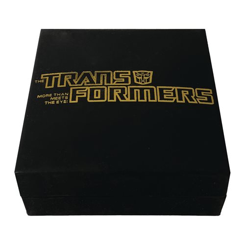 Transformers Autobot and Decepticon Logo 24K Gold-Plated Pin Box Set
