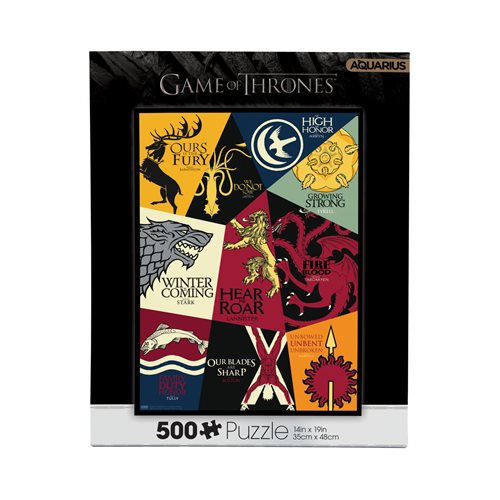 Game of Thrones House Mottos 500-Piece Puzzle