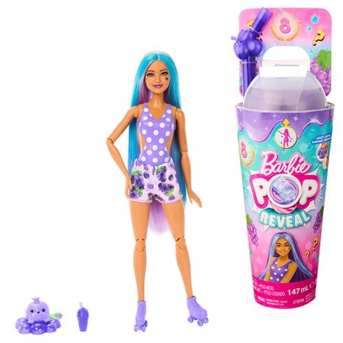 Barbie Pop Reveal Juicy Fruits Grape Fizz Doll