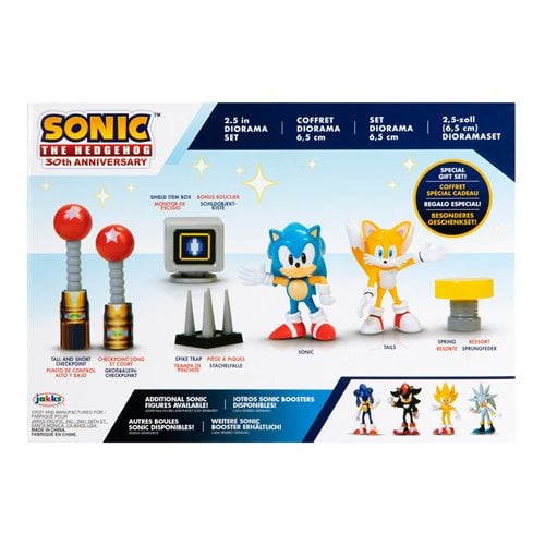 Sonic the Hedgehog 2 1/2-Inch Figure Diorama Set