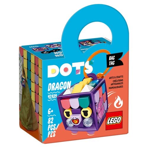 LEGO 41939 DOTS Bag Tag Dragon