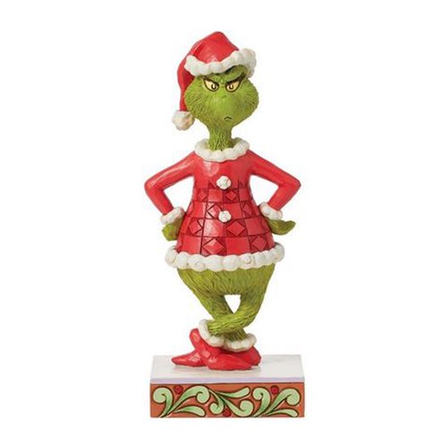 Dr. Seuss Grinch with Hands on His Hips By Jim Shore Statue