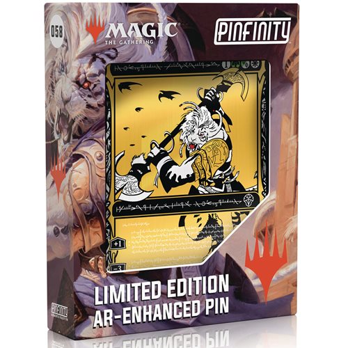 Magic: The Gathering Phyrexian Dominaria United Ajani Sleeper Agent Augmented Reality Pin
