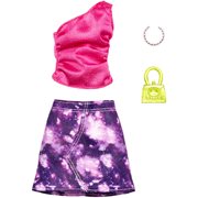Barbie Fashions Complete Look Pink Top and Purple Skirt
