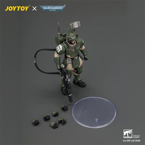 Joy Toy Warhammer 40,000 Astra Militarum Kasrkin 3 with Hot-Shot Lasgun Action Figure