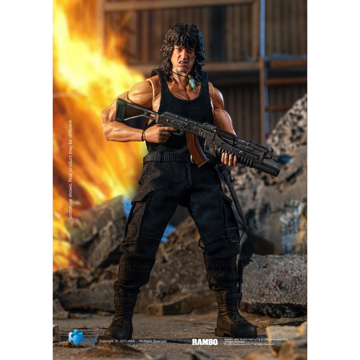 Rambo III: Rambo 1:12 Scale Action Figure - Fans
