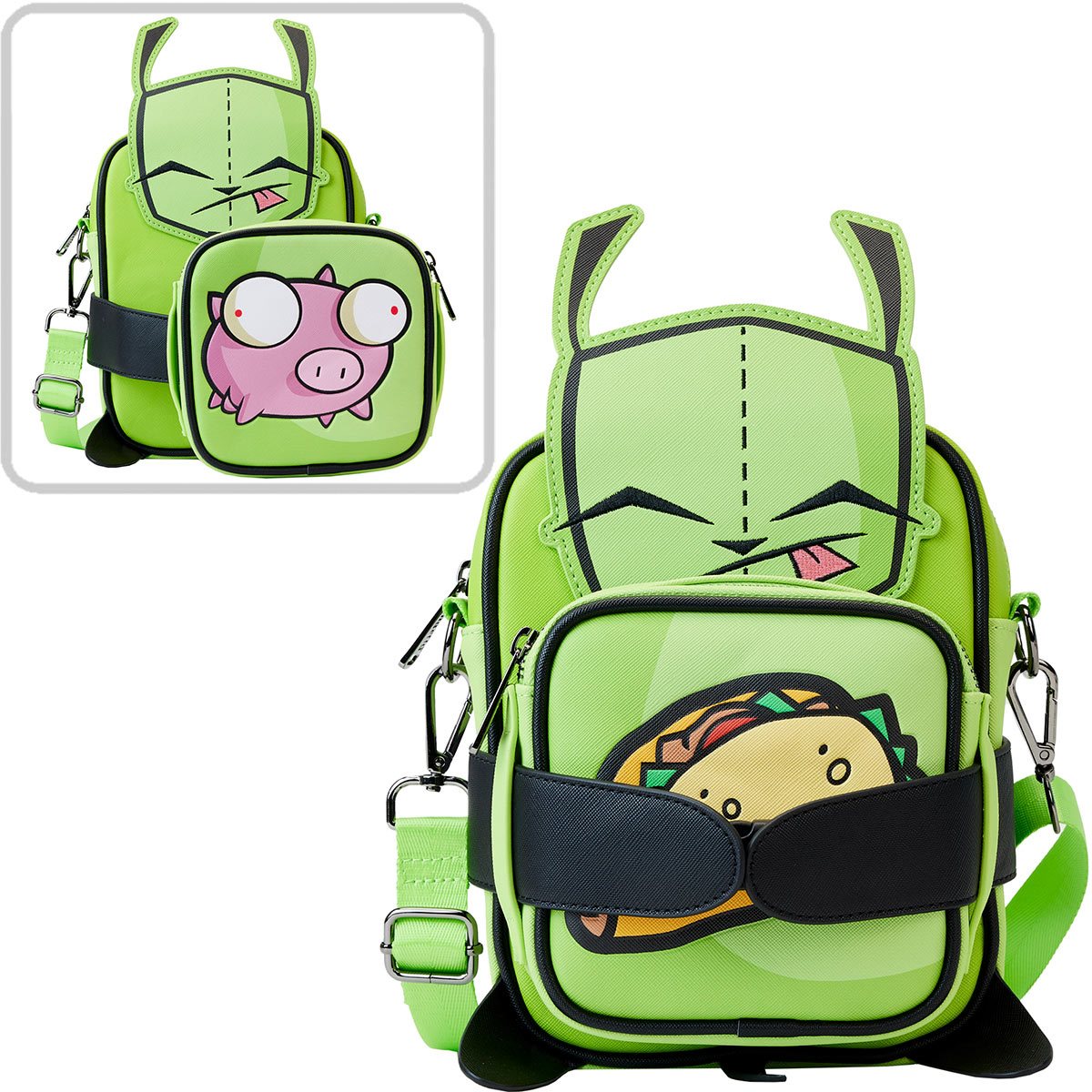 Funny Graphic print Invader Zim Gir USB Charge Backpack men School bags  Women bag Travel laptop bag - AliExpress