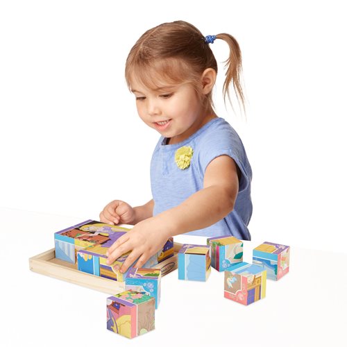 Disney Princesses Wooden Cube Puzzle
