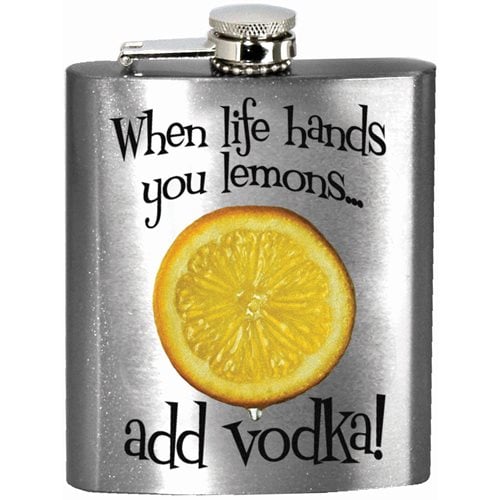 When Life Hands You Lemons Hip Flask