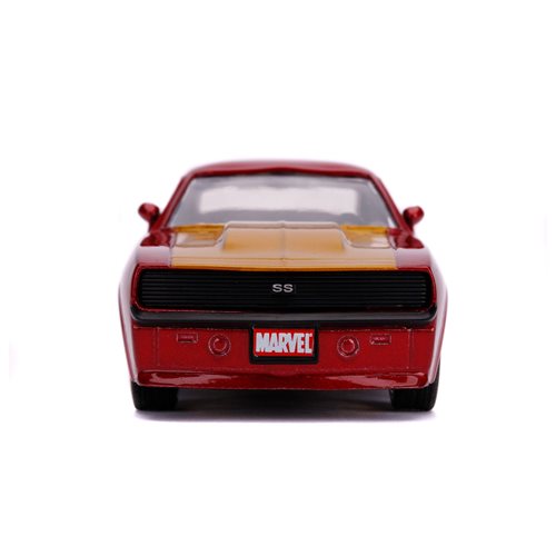 Marvel Hollywood Rides Iron Man 1969 Chevy Camaro 1:32 Scale Die-Cast Metal Vehicle