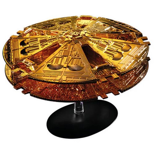 Battlestar Galactica Cylon Basestar Gold Edition Die-Cast Metal Ship