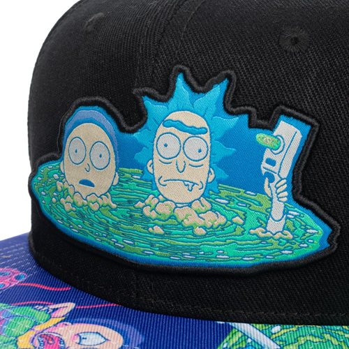 Rick and Morty Portal Snapback Hat