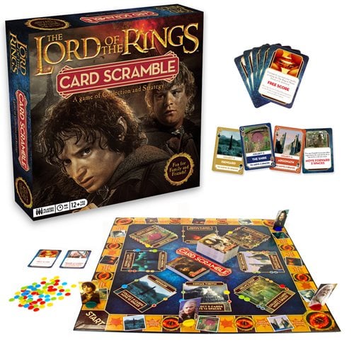 The Lord of the Rings Card Scramble Board Game