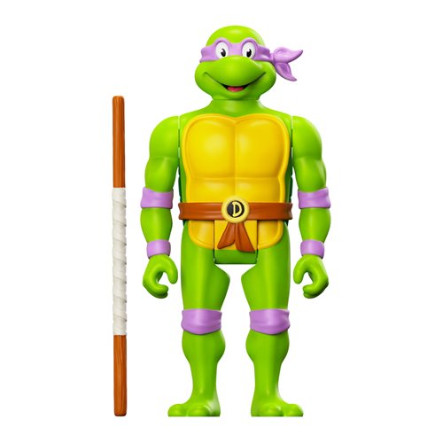 Teenage Mutant Ninja Turtles Toon Donatello 3 3/4-Inch ReAction Figure