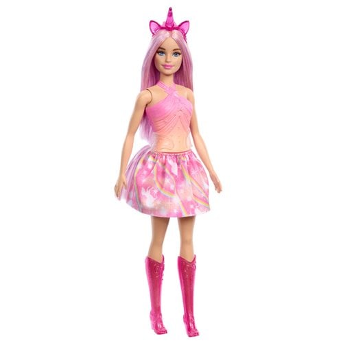 Barbie Unicorn Doll with Pink Hair