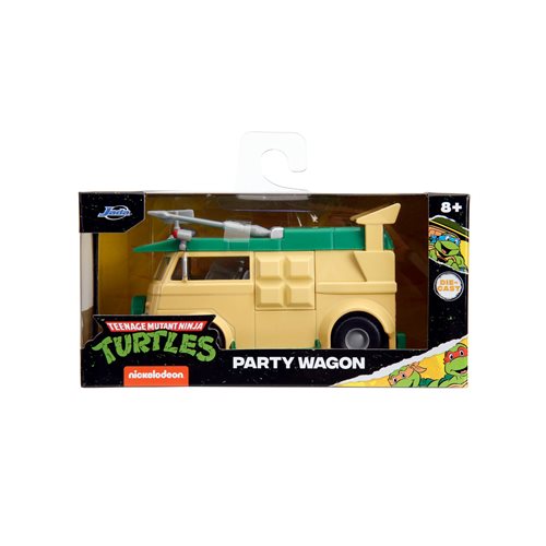 Teenage Mutant Ninja Turtles Hollywood Rides Party Wagon 1:32 Scale Die-Cast Metal Vehicle