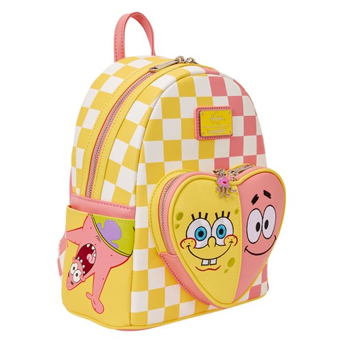 SpongeBob SquarePants and Patrick Star Checkered Mini-Backpack