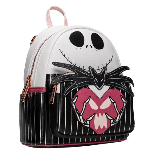 The Nightmare Before Christmas Jack Skellington Valo-ween Mini-Backpack - Entertainment Earth Exclusive
