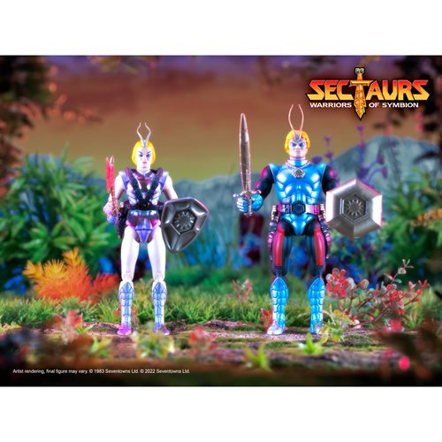 Sectaurs: Warriors of Symbion Wave 1 Action Figures Set of 2