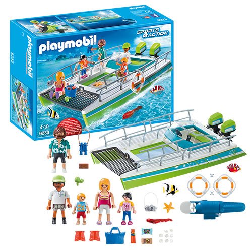 Evenement winnaar uitbreiden Playmobil 9233 Glass-Bottom Boat with Underwater Motor